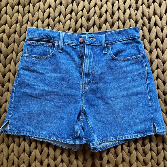 NWOT! Madewell Relaxed Mid-Length Denim Shorts in Kimbrough Wash - Picture 4 of 5